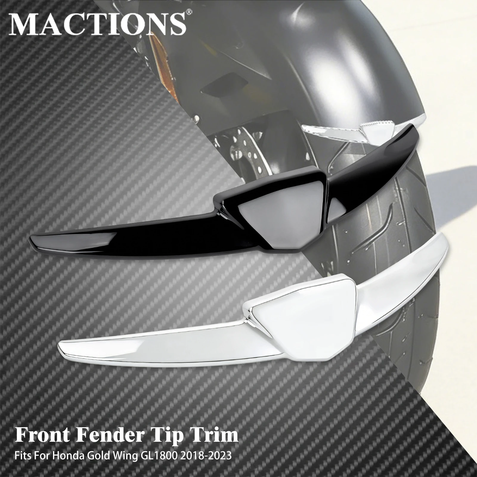 Motorcycle Front Fender Tip Trim Mudguards Decoration Cover Black/Chrome Accessories For Honda Gold Wing Goldwing GL1800 18-23
Motorcycle Front Fender Tip Trim Mudguards Decoration Cover Black/Chrome Accessories For Honda Gold Wing Goldwing GL1800 18-23