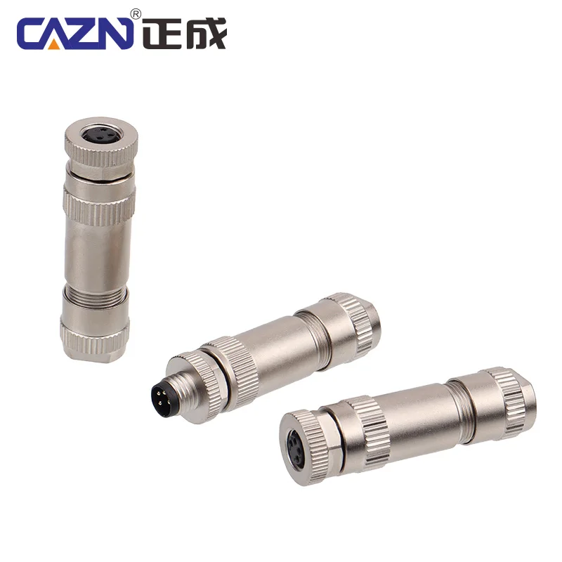 M8 Straight Male and Female Metal Assembled Plug, A-code Screw Type, PA66, IEC 61076-2-104 Standard, 3, 4Pin
M8 Straight Male and Female Metal Assembled Plug, A-code Screw Type, PA66, IEC 61076-2-104 Standard, 3, 4Pin