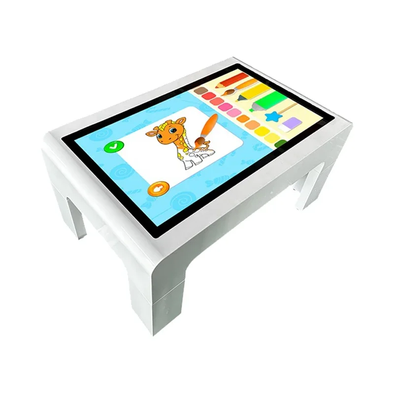 Teaching Touch Table Children Kids Playing Learning Table with Movable Stand and Colorful Cases
Teaching Touch Table Children Kids Playing Learning Table with Movable Stand and Colorful Cases