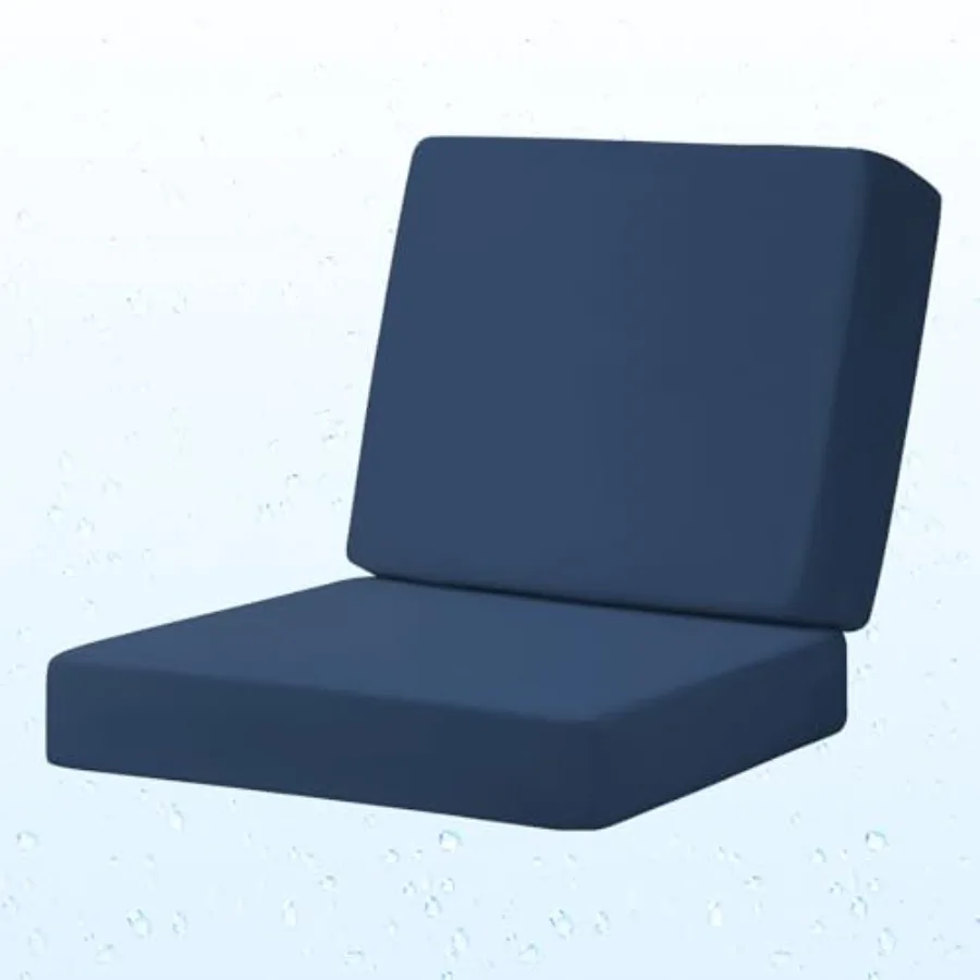 Outdoor Deep Seat Cushion Set, 24 x 24 Inch Waterproof and Fade Resistant Patio Furniture Cushion Backrest with Ties for Patio
Outdoor Deep Seat Cushion Set, 24 x 24 Inch Waterproof and Fade Resistant Patio Furniture Cushion Backrest with Ties for Patio