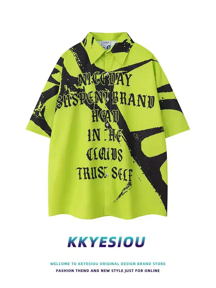 Unsiex Print T-short 2026 New Summer Men Women Vintage Stylish Short Sleeve T-Shirt Fluorescent Green Hip Hop Beach Fashion Top
Unsiex Print T-short 2026 New Summer Men Women Vintage Stylish Short Sleeve T-Shirt Fluorescent Green Hip Hop Beach Fashion Top