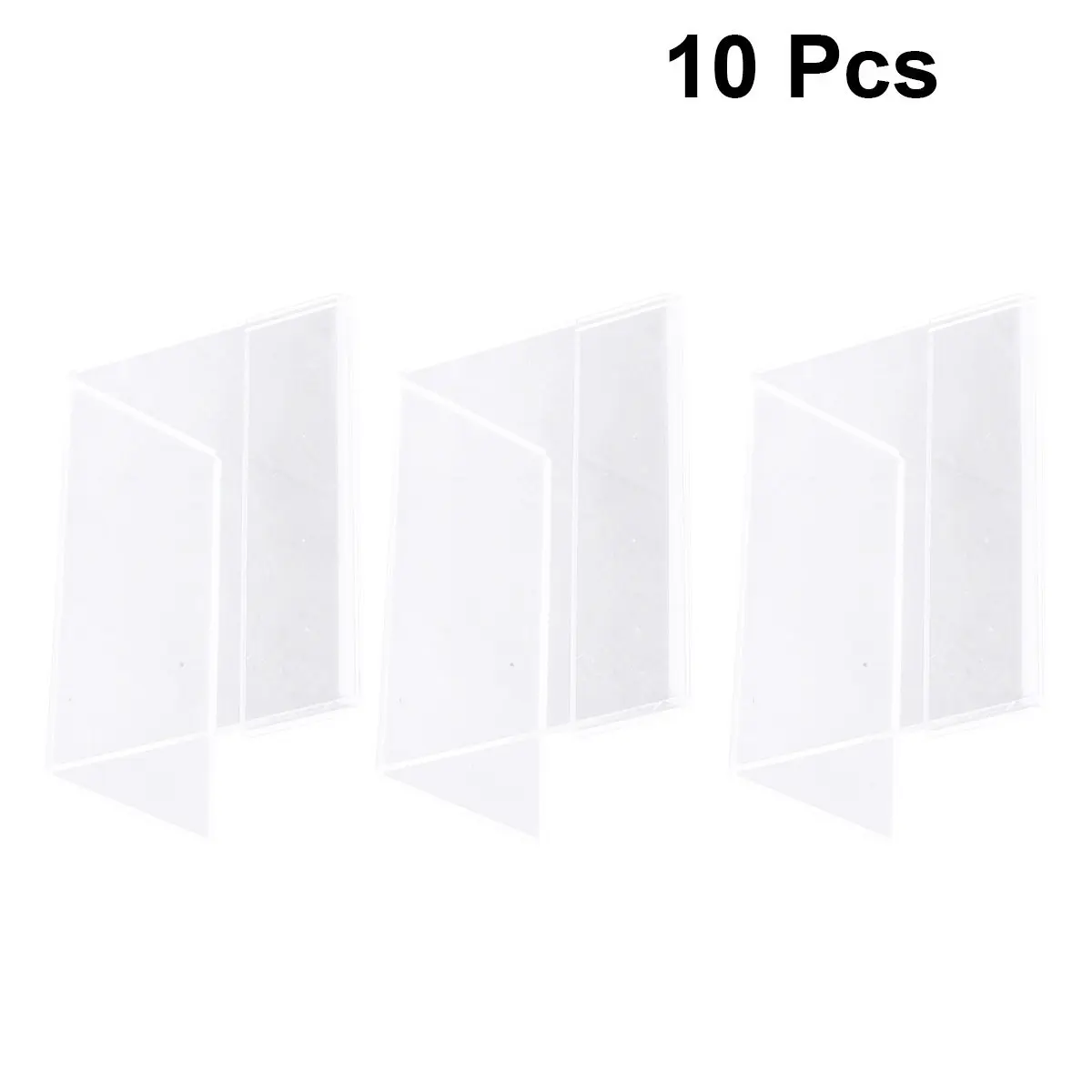 10Pcs Acrylic L Shape Desktop Display Stand Clear High Clarity Photo Paper Card Holder for Conference Office Store Hotel Signage
10Pcs Acrylic L Shape Desktop Display Stand Clear High Clarity Photo Paper Card Holder for Conference Office Store Hotel Signage