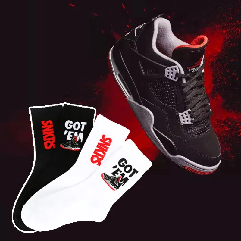 European American Trendy Cotton Socks Fashion Letter Printing Simple Versatile Hip-hop Sports Style Men Women Crew Socks V215
European American Trendy Cotton Socks Fashion Letter Printing Simple Versatile Hip-hop Sports Style Men Women Crew Socks V215