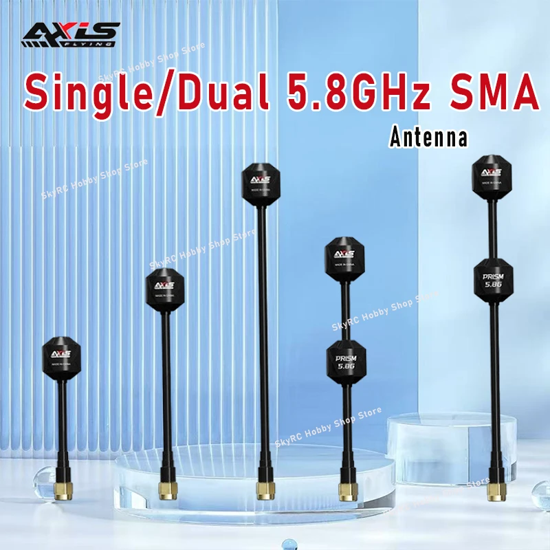 Axisflying Single/Dual 5.8GHz SMA Antennas (Gain: 2.1dBi) – Weatherproof Design for Outdoor FPV Drones
Axisflying Single/Dual 5.8GHz SMA Antennas (Gain: 2.1dBi) – Weatherproof Design for Outdoor FPV Drones