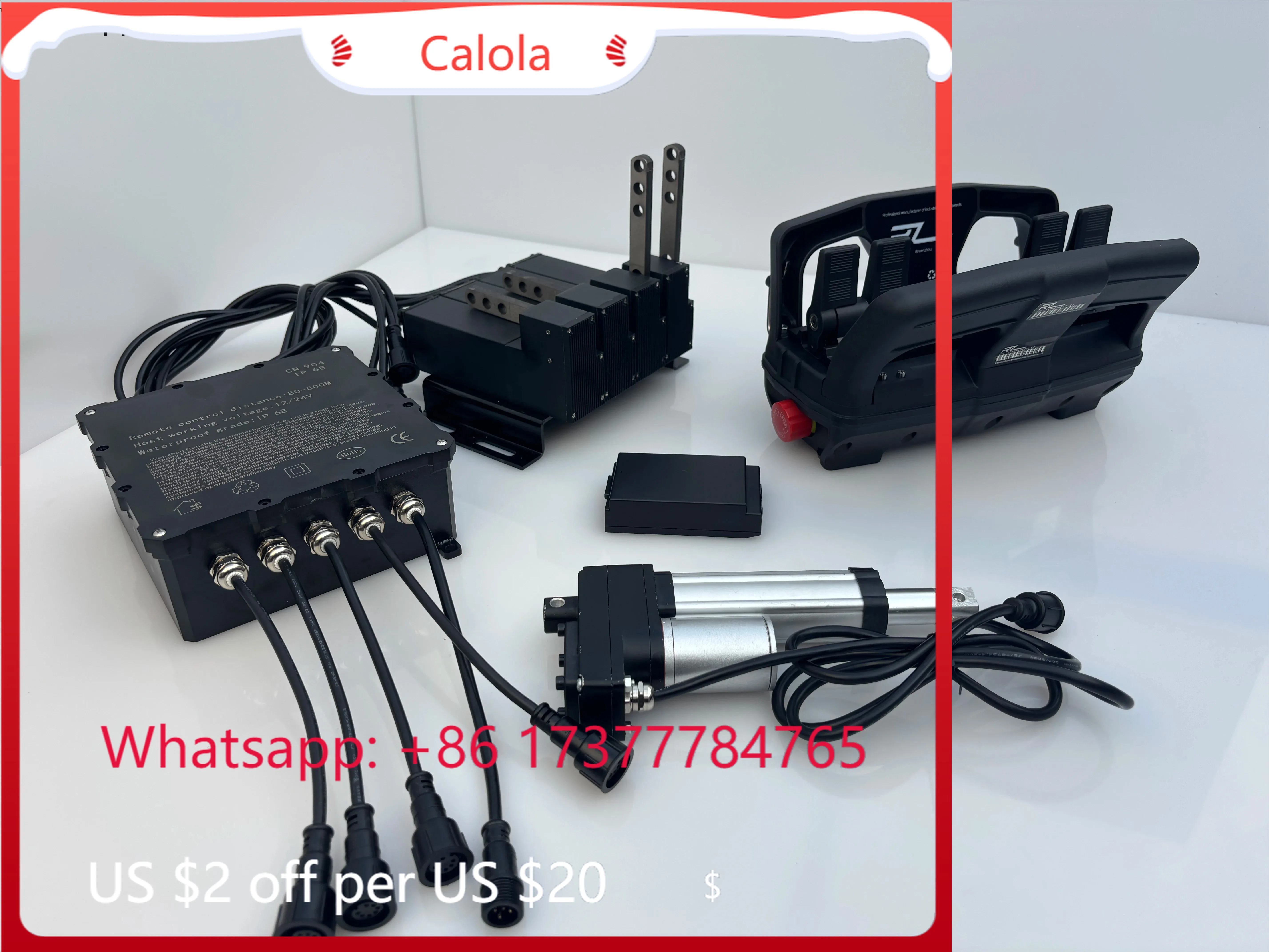 4-Lever Wireless Remote Control System for Truck Crane with Actuator
4-Lever Wireless Remote Control System for Truck Crane with Actuator