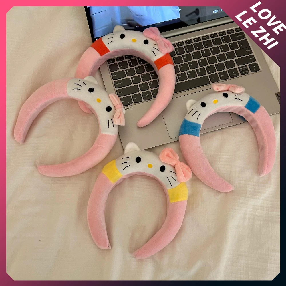 Cute Sanrio Hello Kitty New 4 Colours Ears Hair Band Women Hair Accessories Plush Wash Face Anti-Slip Headband Girls Gift
Cute Sanrio Hello Kitty New 4 Colours Ears Hair Band Women Hair Accessories Plush Wash Face Anti-Slip Headband Girls Gift
