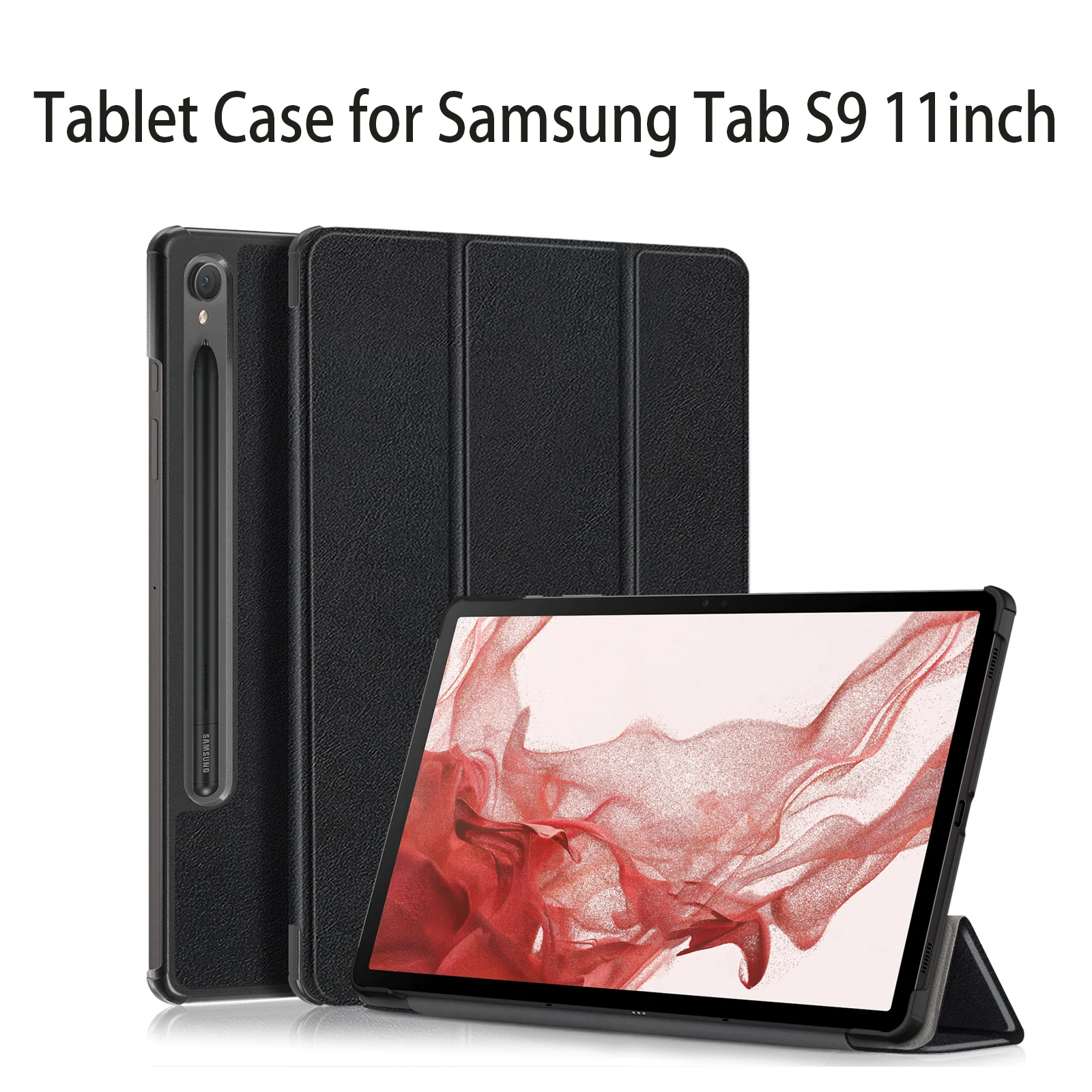 Чехол для планшета Samsung Tab S9 SM-X710/X716B/X718U, защитный чехол с функцией SmartWake (материал из ПУ-кожи, ультратонкий, ударопрочный)
Чехол для планшета Samsung Tab S9 SM-X710/X716B/X718U, защитный чехол с функцией SmartWake (материал из ПУ-кожи, ультратонкий, ударопрочный)