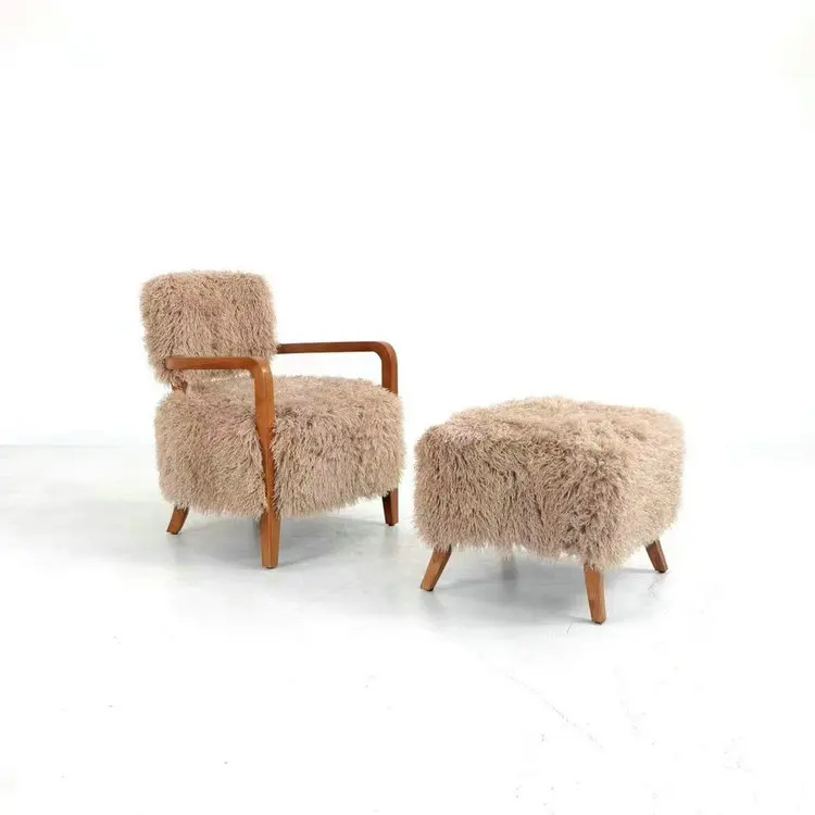 #Modern Luxury Yeti Sheepskin Accent Arm Chair Living Room Occasional Chairs Solid Wood Upholstered Fur Lounge Chair for Bedroom
#Modern Luxury Yeti Sheepskin Accent Arm Chair Living Room Occasional Chairs Solid Wood Upholstered Fur Lounge Chair for Bedroom