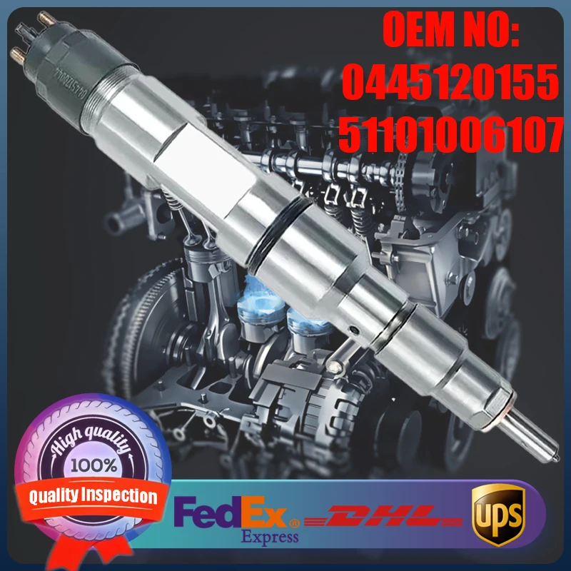 0445120155 High Quality Common Rail Fuel Injector Compression Ignition Piston Internal Combustion Engine Parts Suitable for MAN
0445120155 High Quality Common Rail Fuel Injector Compression Ignition Piston Internal Combustion Engine Parts Suitable for MAN