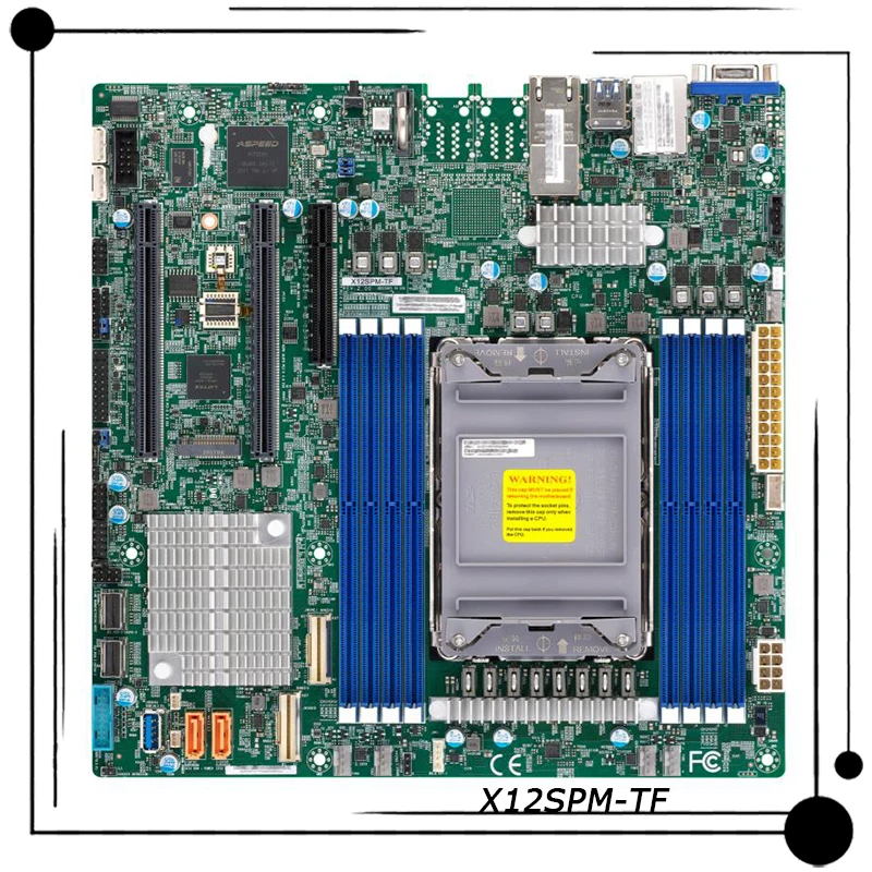 X12SPM-TF For Supermicro microATX Server Board Single Socket LGA-4189 Support 3rd Gen For Intel For Xeon Scalable ECC DDR4
X12SPM-TF For Supermicro microATX Server Board Single Socket LGA-4189 Support 3rd Gen For Intel For Xeon Scalable ECC DDR4