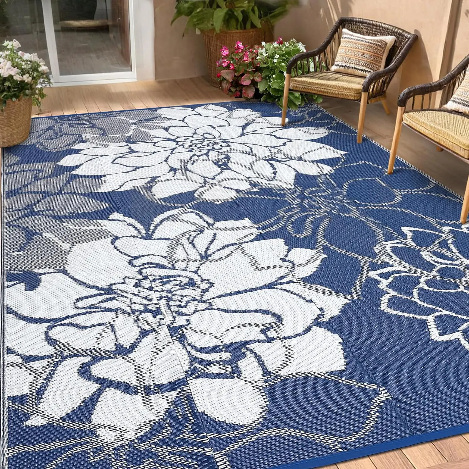 Waterproof Plastic Straw Rug 8x10 Reversible Outdoor Rug, Weather Resistant Outside Carpet, Portable RV Camping Mat with Carr
Waterproof Plastic Straw Rug 8x10 Reversible Outdoor Rug, Weather Resistant Outside Carpet, Portable RV Camping Mat with Carr
