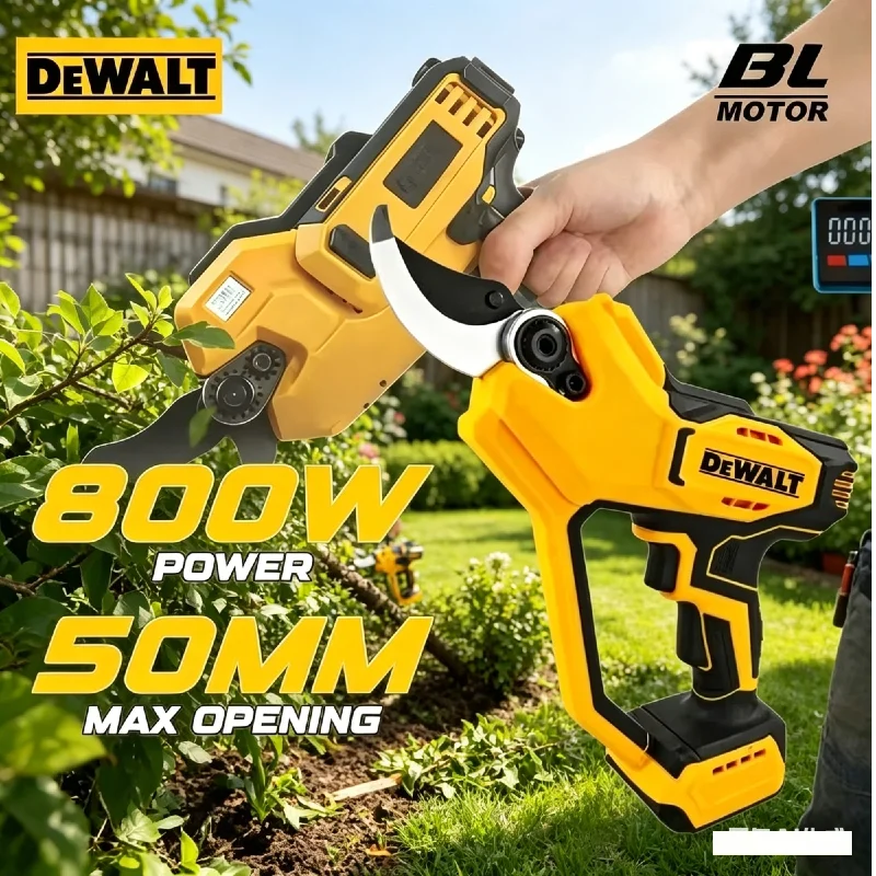 Бесщеточные электрические секаторы DEWALT 35 мм, беспроводной нож для обрезки веток, эффективный сучкорез для аккумуляторных садовых инструментов DEWALT
Бесщеточные электрические секаторы DEWALT 35 мм, беспроводной нож для обрезки веток, эффективный сучкорез для аккумуляторных садовых инструментов DEWALT