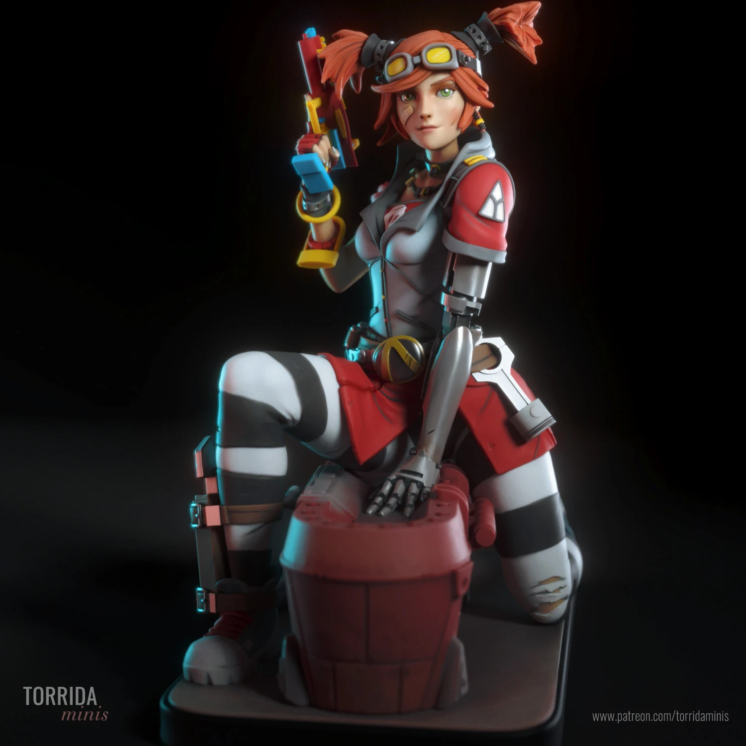 1/24 3d Printing Model Kits Gaige Female Machinist Resin Figure Model Kit DIY Miniature Reduction Statue Unpainted Kit Toys
1/24 3d Printing Model Kits Gaige Female Machinist Resin Figure Model Kit DIY Miniature Reduction Statue Unpainted Kit Toys