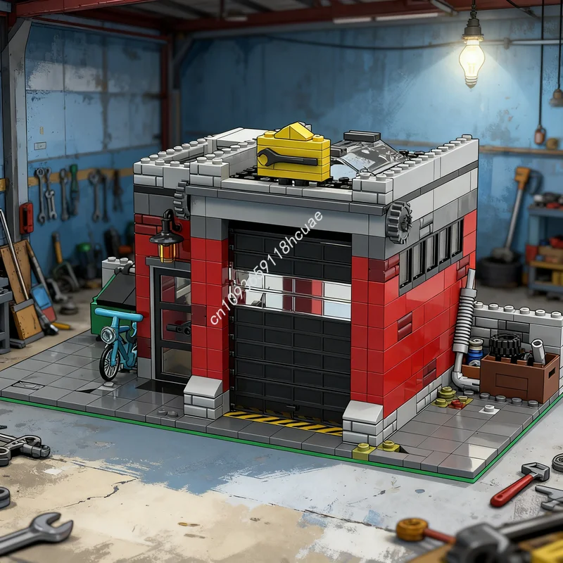 505pcs MOC Car Repair Garage City Model Building Blocks Architecture DIY Toys Christmas Gifts Assemble Creative Idea Education
505pcs MOC Car Repair Garage City Model Building Blocks Architecture DIY Toys Christmas Gifts Assemble Creative Idea Education