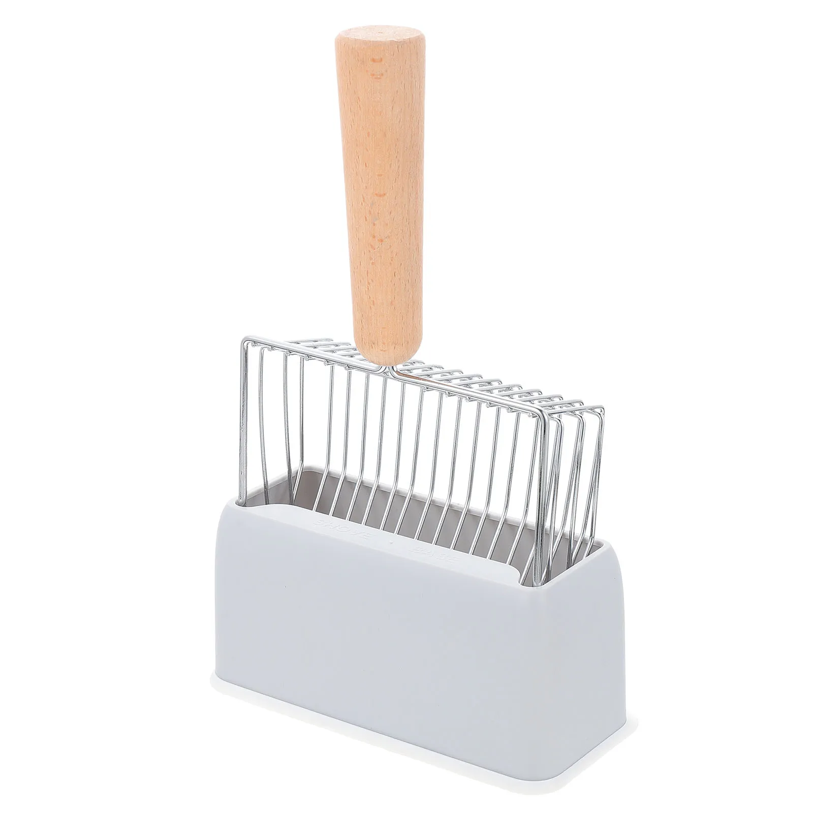 Metal Cat Durable ABS Base Wooden H Metal Cat Litter Pet Accessory Scoop Compact Portable H held Pet Supply
Metal Cat Durable ABS Base Wooden H Metal Cat Litter Pet Accessory Scoop Compact Portable H held Pet Supply
