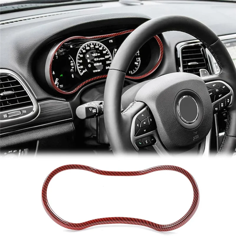 Накладка на панель приборной панели, украшение для Jeep Grand Cherokee 2014-2020, аксессуары, красное углеродное волокно ABS
Накладка на панель приборной панели, украшение для Jeep Grand Cherokee 2014-2020, аксессуары, красное углеродное волокно ABS