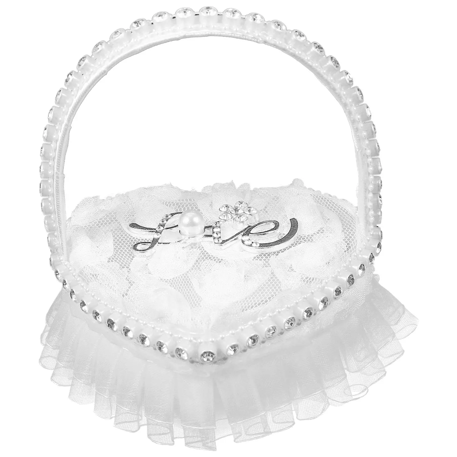 Mini Lace Wedding Ring Pillow Heart Shape Portable Ring Holder for Ceremony Engagement Gift Wedding Decoration
Mini Lace Wedding Ring Pillow Heart Shape Portable Ring Holder for Ceremony Engagement Gift Wedding Decoration