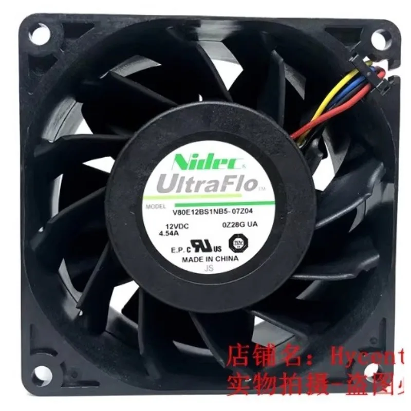 Новый вентилятор-кулер для NIDEC V80E12B1NB5-07Z04 12 В 4,54 А 4-проводной серверный вентилятор с контролем температуры 80*80*38 мм
Новый вентилятор-кулер для NIDEC V80E12B1NB5-07Z04 12 В 4,54 А 4-проводной серверный вентилятор с контролем температуры 80*80*38 мм