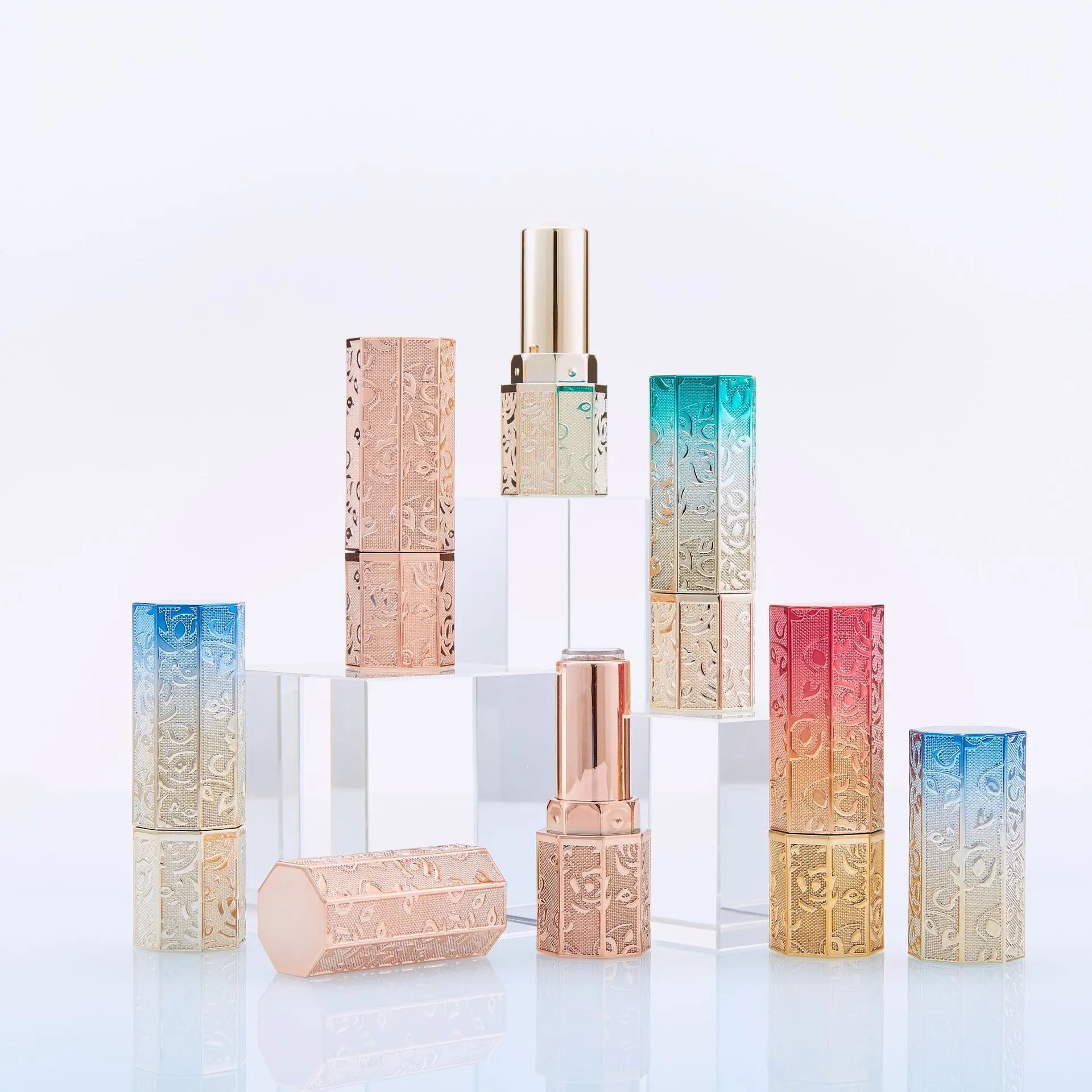 40 Pcs 12.1mm Empty Lipstick Tubes Gradient Blue Green Lip Balm Cute Bottle Bulk DIY Liquid Lipstick Lipgloss Tube Wholesale
40 Pcs 12.1mm Empty Lipstick Tubes Gradient Blue Green Lip Balm Cute Bottle Bulk DIY Liquid Lipstick Lipgloss Tube Wholesale