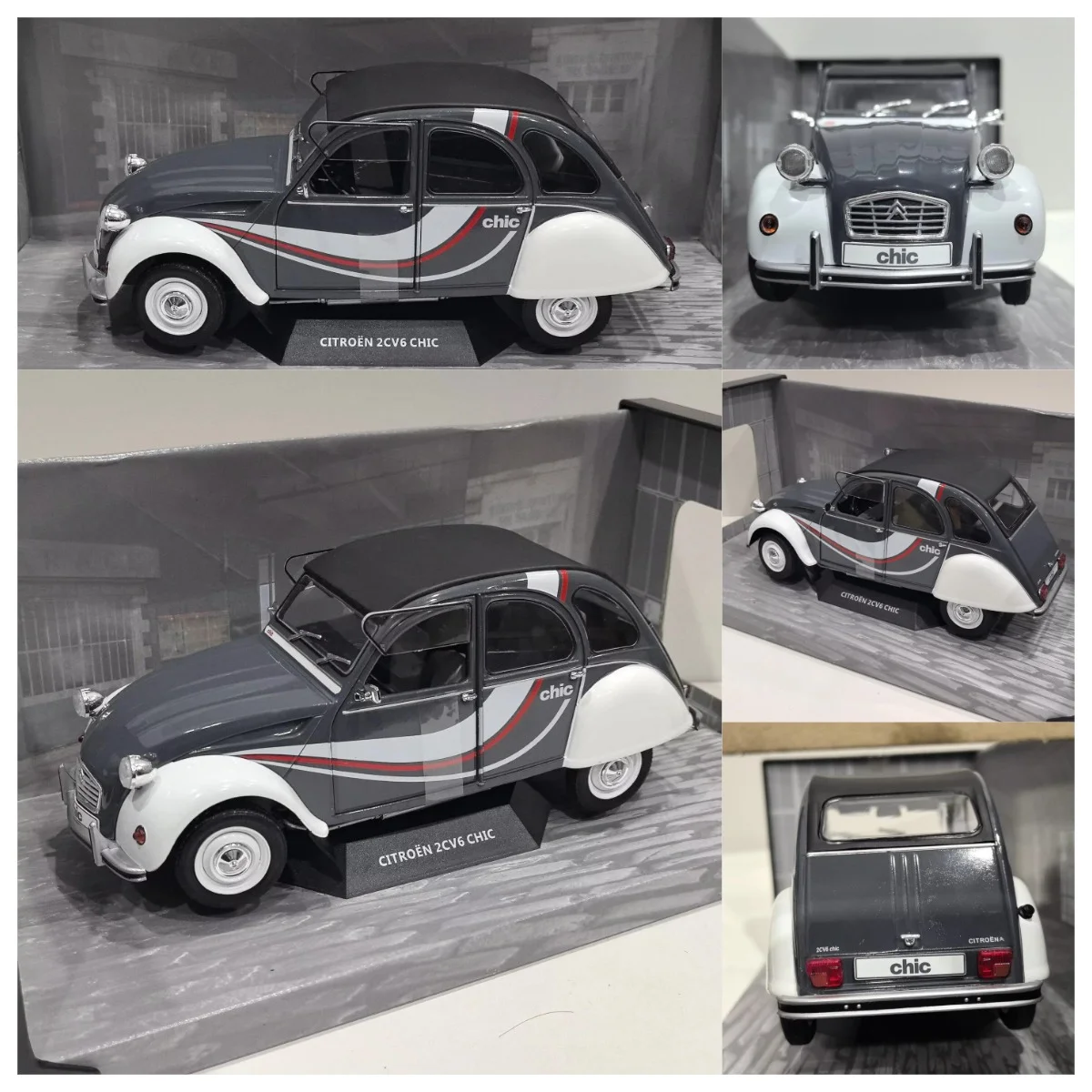 Модель автомобиля из литого металла SOLIDO в масштабе 1/18 CITROEN 2CV6 M7M2
Модель автомобиля из литого металла SOLIDO в масштабе 1/18 CITROEN 2CV6 M7M2