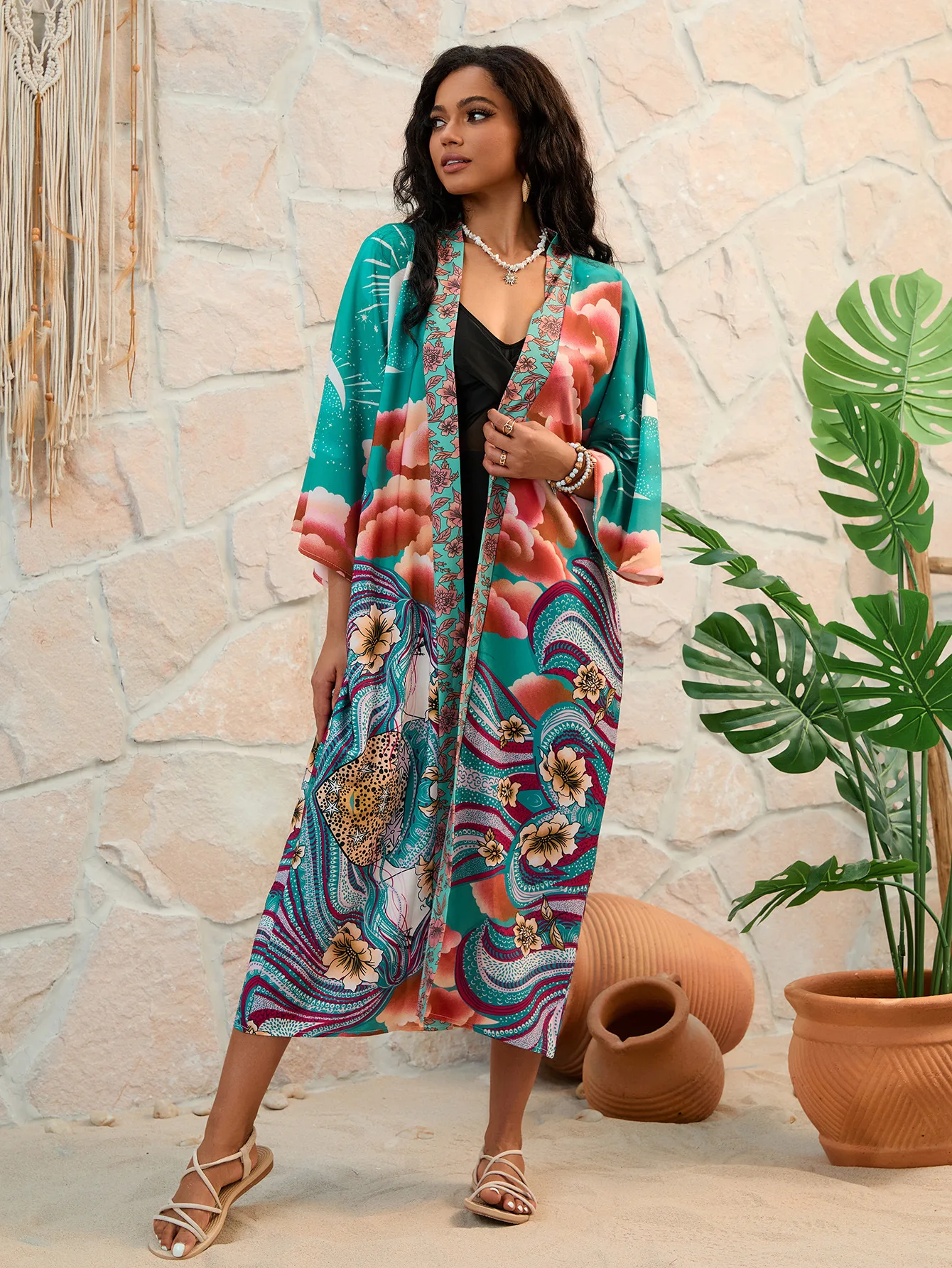 Stylish Tie Dye Open Front Long Kimono Swimsuit Cover Up for Women Swimwear Cover Ups
Stylish Tie Dye Open Front Long Kimono Swimsuit Cover Up for Women Swimwear Cover Ups