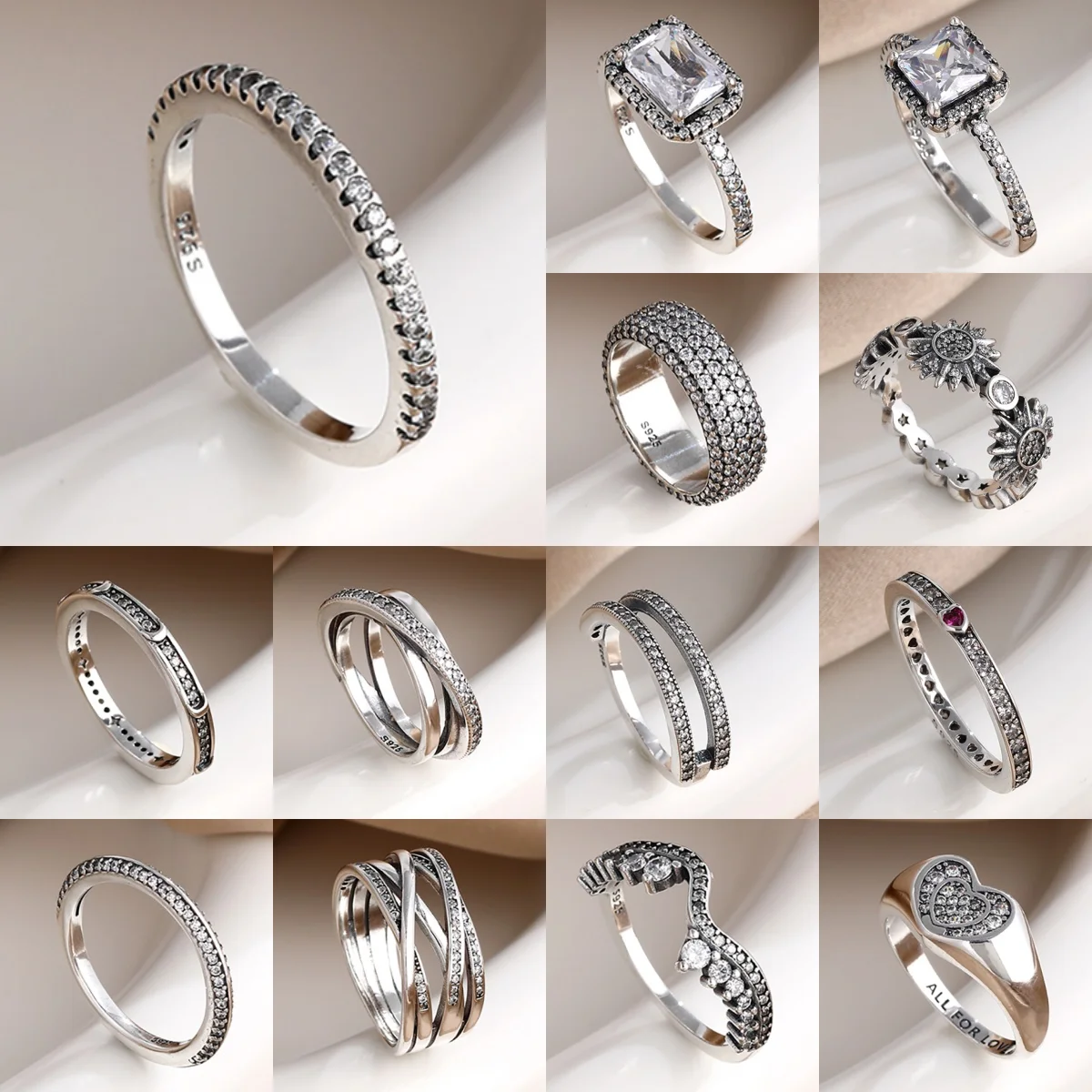 2026 European New 925 Silver Size 6, 7, 8, 9 Simple Heart Moon&Star Ring Fit Parties Women's Exquisite Luxury
2026 European New 925 Silver Size 6, 7, 8, 9 Simple Heart Moon&Star Ring Fit Parties Women's Exquisite Luxury