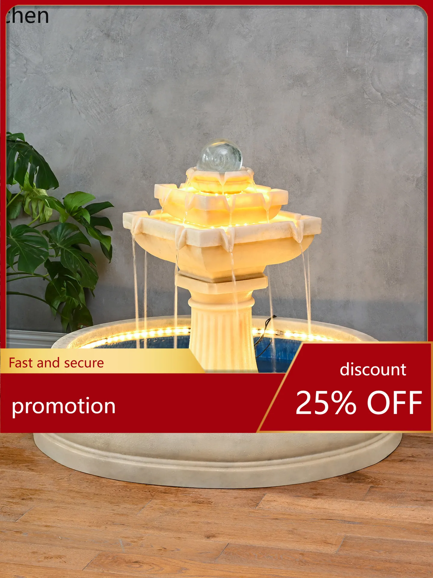 HT Living Room Flowing Water Wealth Ornament Circulating Water Landscape Floor Feng Shui Ball Fountain Fish Pond
HT Living Room Flowing Water Wealth Ornament Circulating Water Landscape Floor Feng Shui Ball Fountain Fish Pond