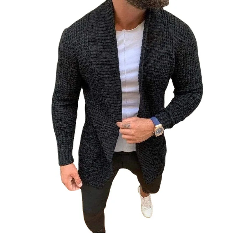 Spring New Sweater Men's Cardigan Knitted Fashion Multi-color Solid Color Casual Coat
Spring New Sweater Men's Cardigan Knitted Fashion Multi-color Solid Color Casual Coat
