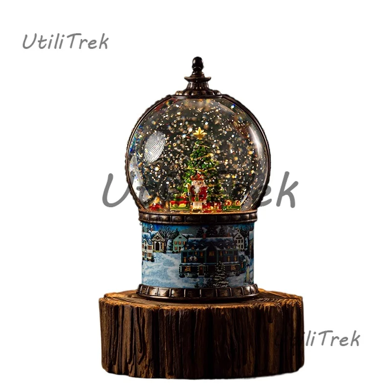 Sequins fly from Christmas lights, romantic snowy ambiance, white light loop music
Sequins fly from Christmas lights, romantic snowy ambiance, white light loop music