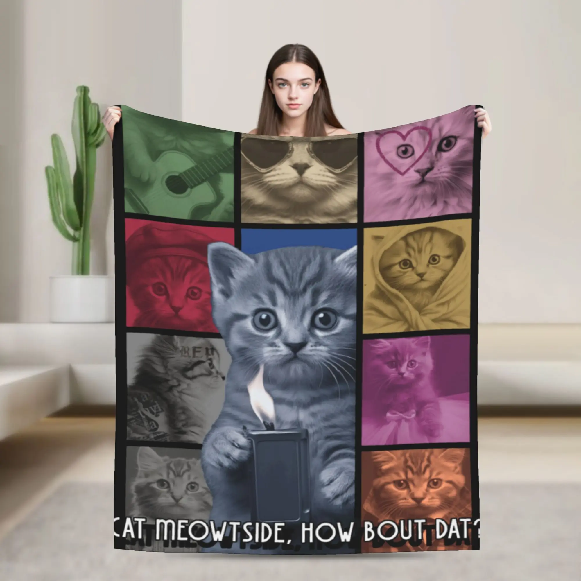 Soft Warm Blanket Children Picnic Cat How Bout Dat Bedding Throws Flannel Bedspread For Living Room Print Sofa Bed Cover
Soft Warm Blanket Children Picnic Cat How Bout Dat Bedding Throws Flannel Bedspread For Living Room Print Sofa Bed Cover