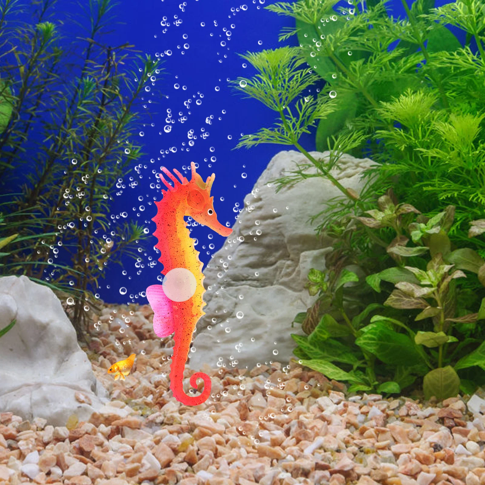 Realistic Simulation Fluorescent Seahorse Decor for Aquarium Fish Tank Layout Compact Household Decoration Bright Color
Realistic Simulation Fluorescent Seahorse Decor for Aquarium Fish Tank Layout Compact Household Decoration Bright Color