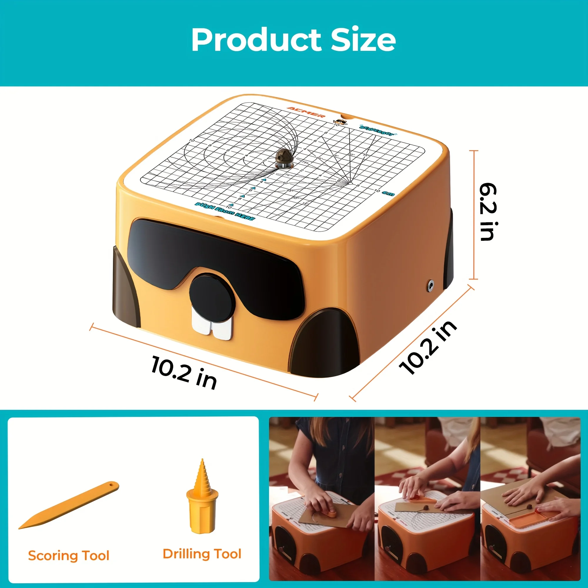 ACMER C1 Plotter,Large Safe Cardboard Cutter,Kids DIY Tool for 3D Models,Ideal Toy for Boys&Girls for Family Creative Projects
ACMER C1 Plotter,Large Safe Cardboard Cutter,Kids DIY Tool for 3D Models,Ideal Toy for Boys&Girls for Family Creative Projects