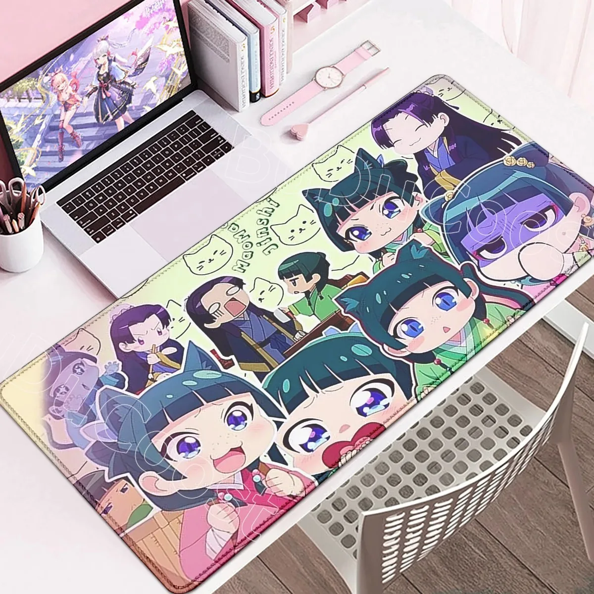 Cute Pretty Anime Large Mouse Pad Non-Slip Rubber Lock Edge Durable Gaming Desk Mat for Laptop PC
Cute Pretty Anime Large Mouse Pad Non-Slip Rubber Lock Edge Durable Gaming Desk Mat for Laptop PC