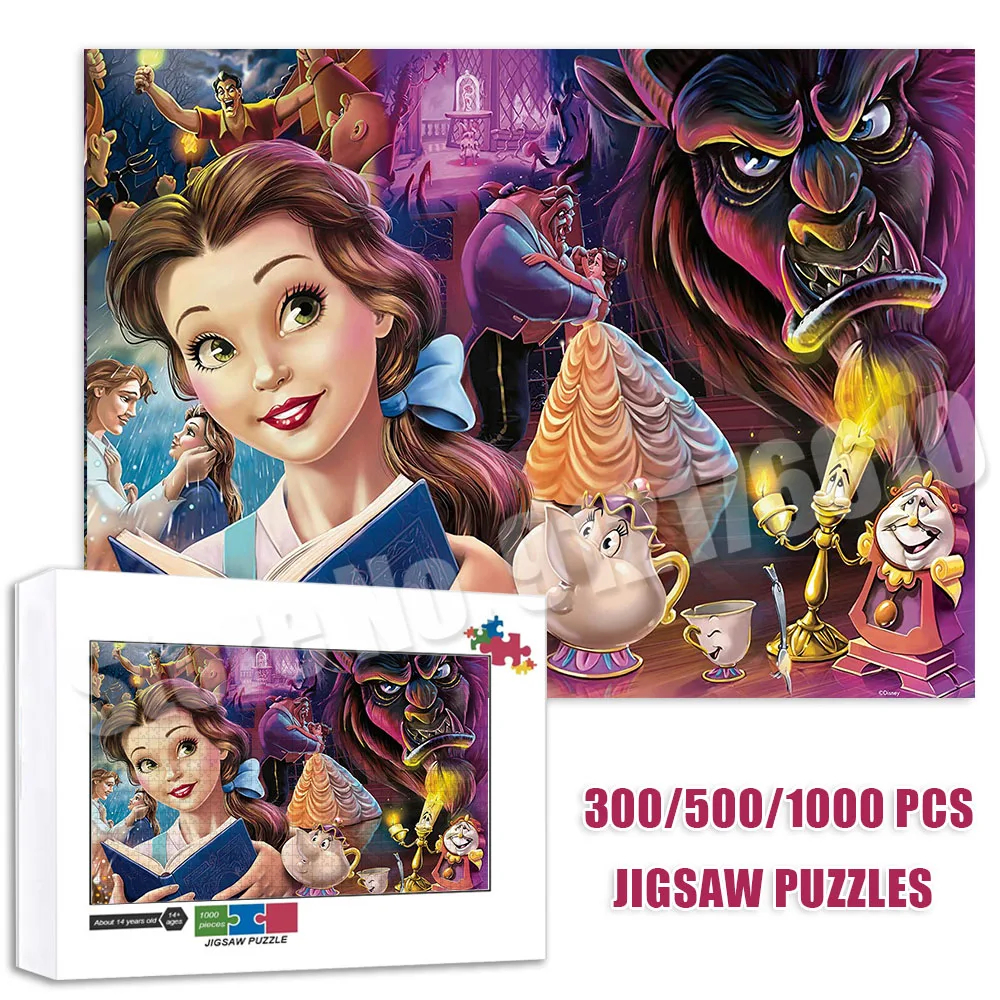 Beauty and The Beast Jigsaw Puzzles for Adults 300/500/1000 Pieces Educational Puzzle Toys Home Wall Decoration Painting
Beauty and The Beast Jigsaw Puzzles for Adults 300/500/1000 Pieces Educational Puzzle Toys Home Wall Decoration Painting