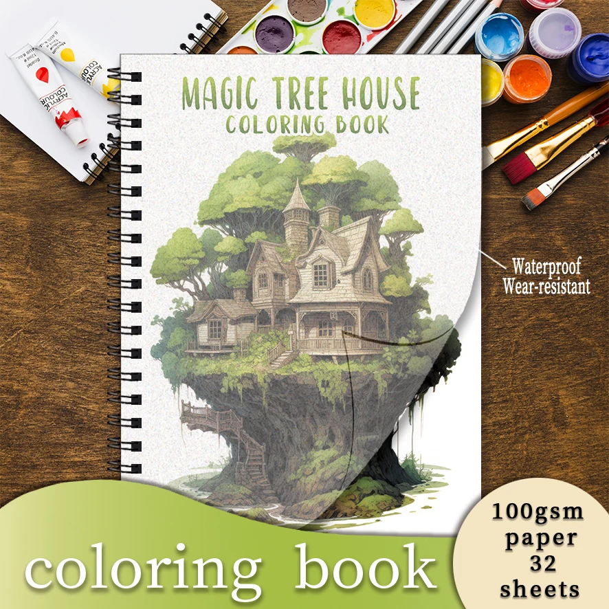 Книжка-раскраска — 8,3 x 11,2 дюйма, 32 страницы, книжка-раскраска Magic Tree House — идеальный подарок для семьи или друзей
Книжка-раскраска — 8,3 x 11,2 дюйма, 32 страницы, книжка-раскраска Magic Tree House — идеальный подарок для семьи или друзей