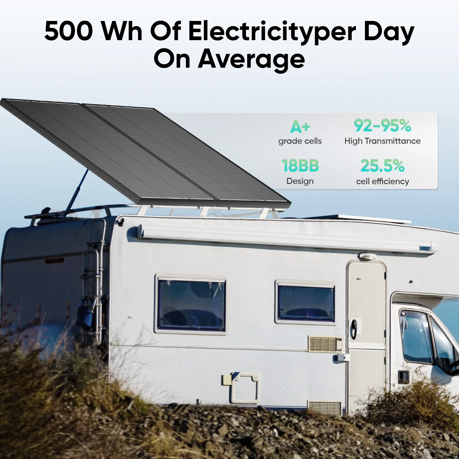 WERCHTAY 2pcs 12V 200W Monocrystalline Solar Panel Module Off Grid PV Power For Vehicles, RV Camper Camping Boat Shed Farm
WERCHTAY 2pcs 12V 200W Monocrystalline Solar Panel Module Off Grid PV Power For Vehicles, RV Camper Camping Boat Shed Farm