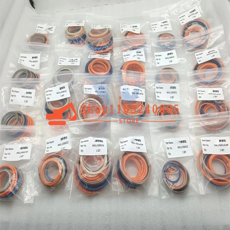 991/00156 991/20022 Hydraulic Cylinder Seal Kit 991/20021 991/20023 991/00147P 991/00163P for JSB Backhoe Loader 3CX 4CX
991/00156 991/20022 Hydraulic Cylinder Seal Kit 991/20021 991/20023 991/00147P 991/00163P for JSB Backhoe Loader 3CX 4CX