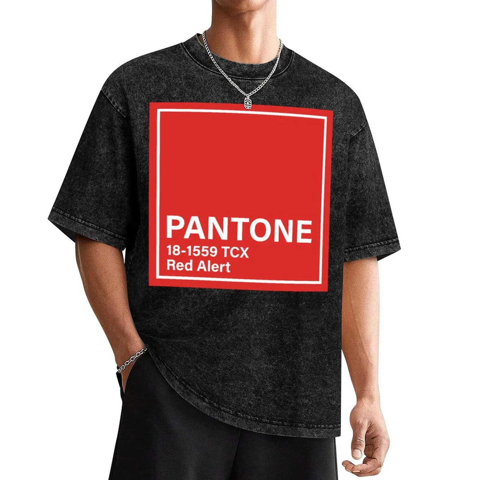 PANTONE 18-1559 TCX Red Alert T-Shirt cotton man t-shirts Blouse tops sports fans plus size men clothing
PANTONE 18-1559 TCX Red Alert T-Shirt cotton man t-shirts Blouse tops sports fans plus size men clothing