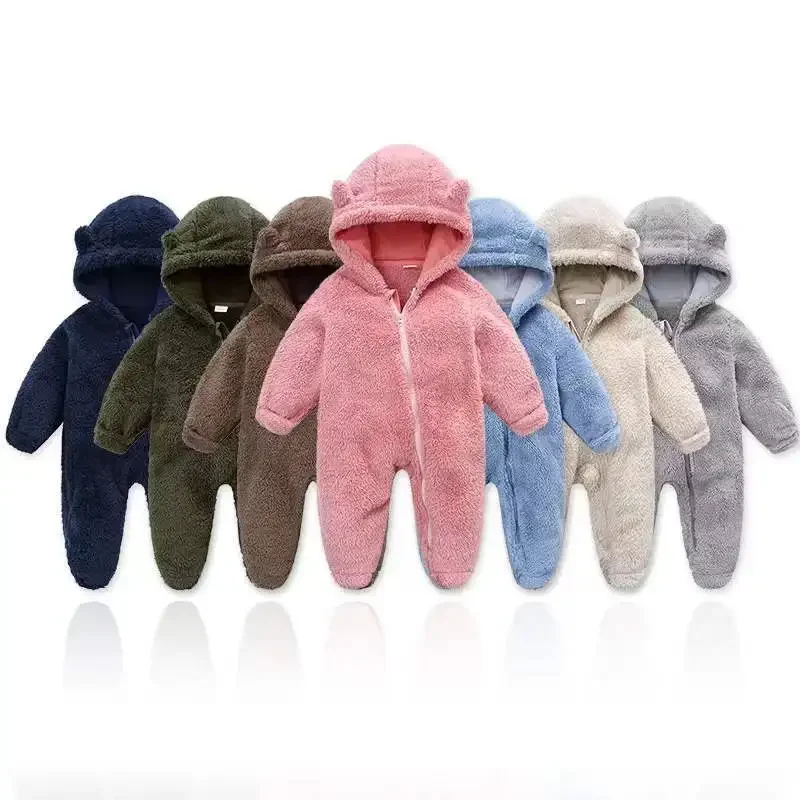 Newborn Boy Pajamas High Quality Cotton Wool Hooded Baby Jumpsuit Warm and Lovely Children's Clothing in Winter 0-24 Months Baby
Newborn Boy Pajamas High Quality Cotton Wool Hooded Baby Jumpsuit Warm and Lovely Children's Clothing in Winter 0-24 Months Baby