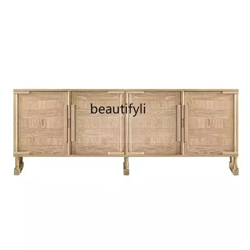 New style NN American retro solid wood TV cabinet Nordic dining side cabinet 
New style NN American retro solid wood TV cabinet Nordic dining side cabinet