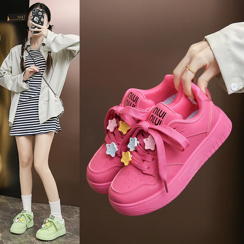 Student Sneakers Casual Women Lace Up Designer Board Shoes Fashion Flat Platform Sport Running Shoes Women's Vulcanized Shoes
Student Sneakers Casual Women Lace Up Designer Board Shoes Fashion Flat Platform Sport Running Shoes Women's Vulcanized Shoes