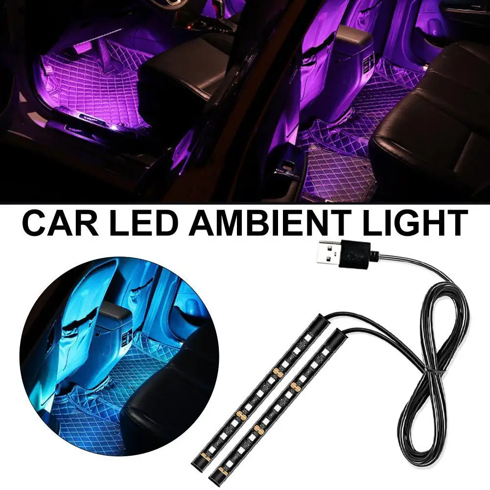 USB Car LED Ambient Light Car Decoration Sole Color Light Monochrome Color Light Footwell Light Car Interior Modification Light
USB Car LED Ambient Light Car Decoration Sole Color Light Monochrome Color Light Footwell Light Car Interior Modification Light