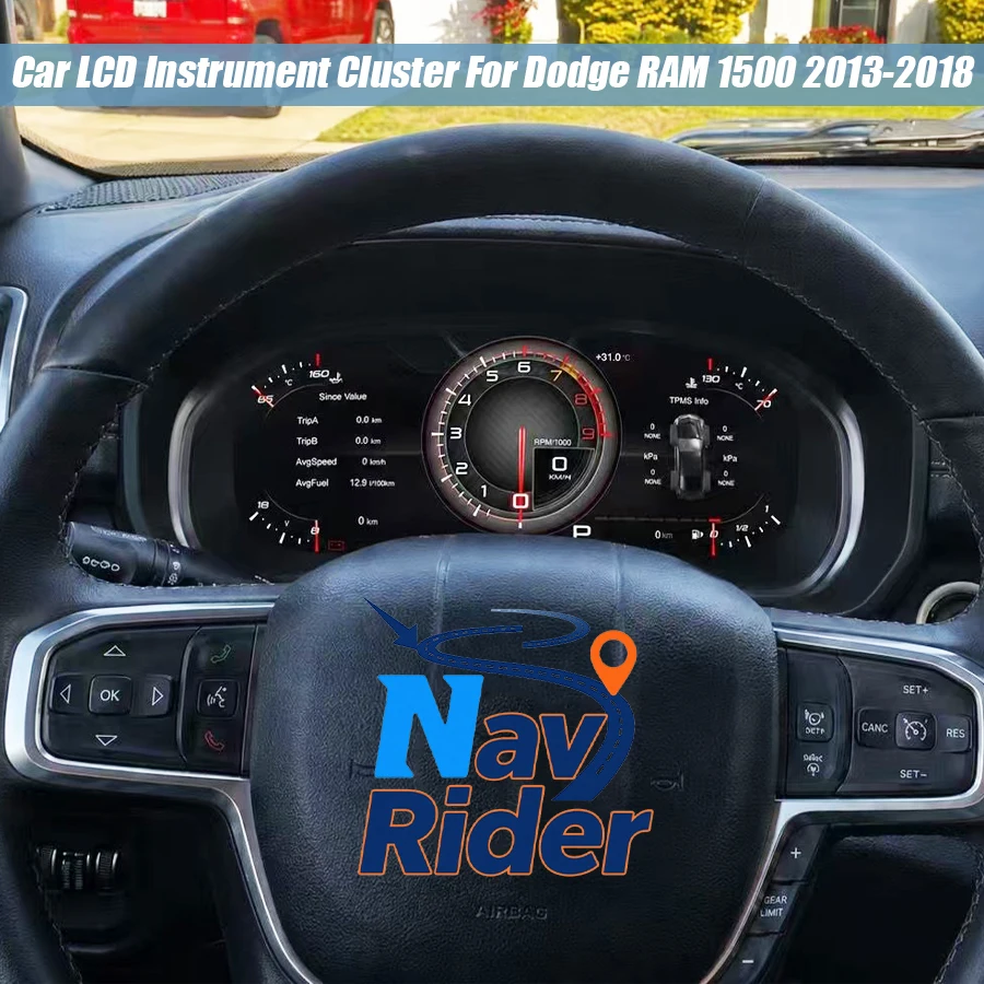 12.3" Car LCD Digital Instrument Cluster Dashboard Panel For Dodge RAM 1500 2013-2018 Virtual Cockpit Speedometer Carplay Auto
12.3" Car LCD Digital Instrument Cluster Dashboard Panel For Dodge RAM 1500 2013-2018 Virtual Cockpit Speedometer Carplay Auto