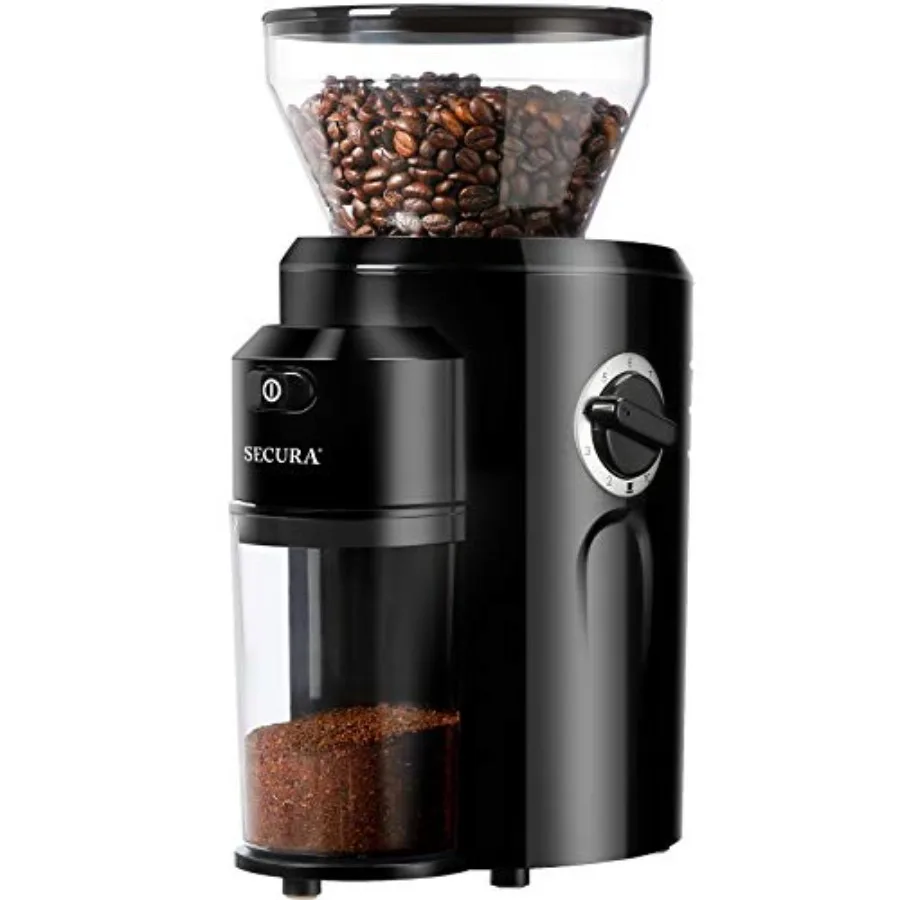 Conical Burr Coffee Grinder Electric Coffee Grinder with 18 Grind Settings Adjustable Burr Mill Coffee Bean Grinder for 2-10 Cu
Conical Burr Coffee Grinder Electric Coffee Grinder with 18 Grind Settings Adjustable Burr Mill Coffee Bean Grinder for 2-10 Cu