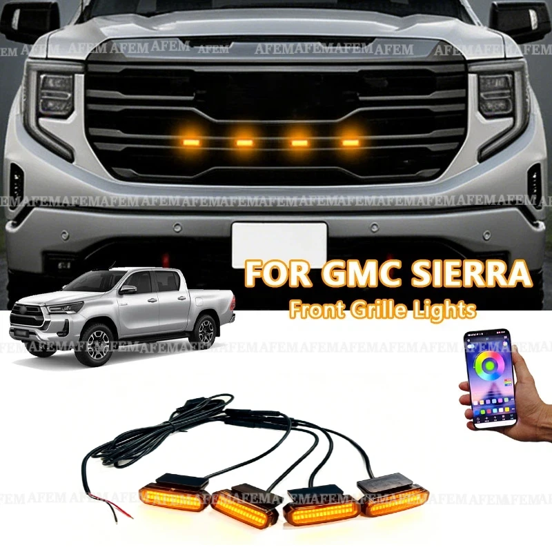 FOR GMC SIERRA LED Car Lights Front Grille LED Light Safety Warning Light Harness Car Accessories LED Signal Lamps
FOR GMC SIERRA LED Car Lights Front Grille LED Light Safety Warning Light Harness Car Accessories LED Signal Lamps