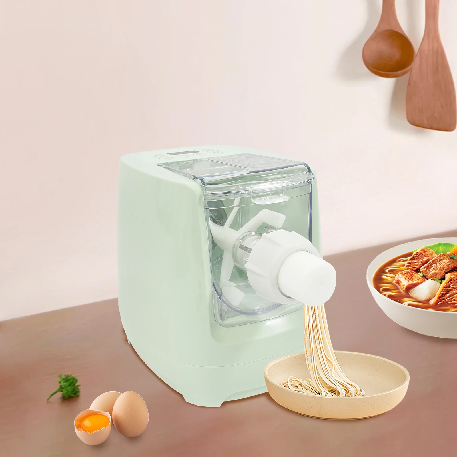 Electric Pasta Machine with 13 Molds, Household Fully Automatic Noodle Machine for Families, Restaurants, Kitchens, Canteens
Electric Pasta Machine with 13 Molds, Household Fully Automatic Noodle Machine for Families, Restaurants, Kitchens, Canteens