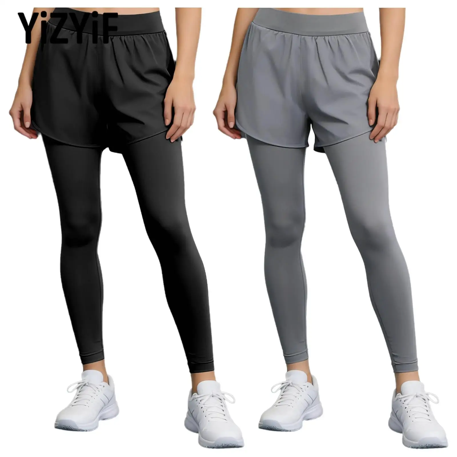 Adult Women's Yoga Pants Sportswear Gym Workout Tennis Running Costume Quick-drying High Waisted Stretchy Pocket Fake Two Pieces
Adult Women's Yoga Pants Sportswear Gym Workout Tennis Running Costume Quick-drying High Waisted Stretchy Pocket Fake Two Pieces