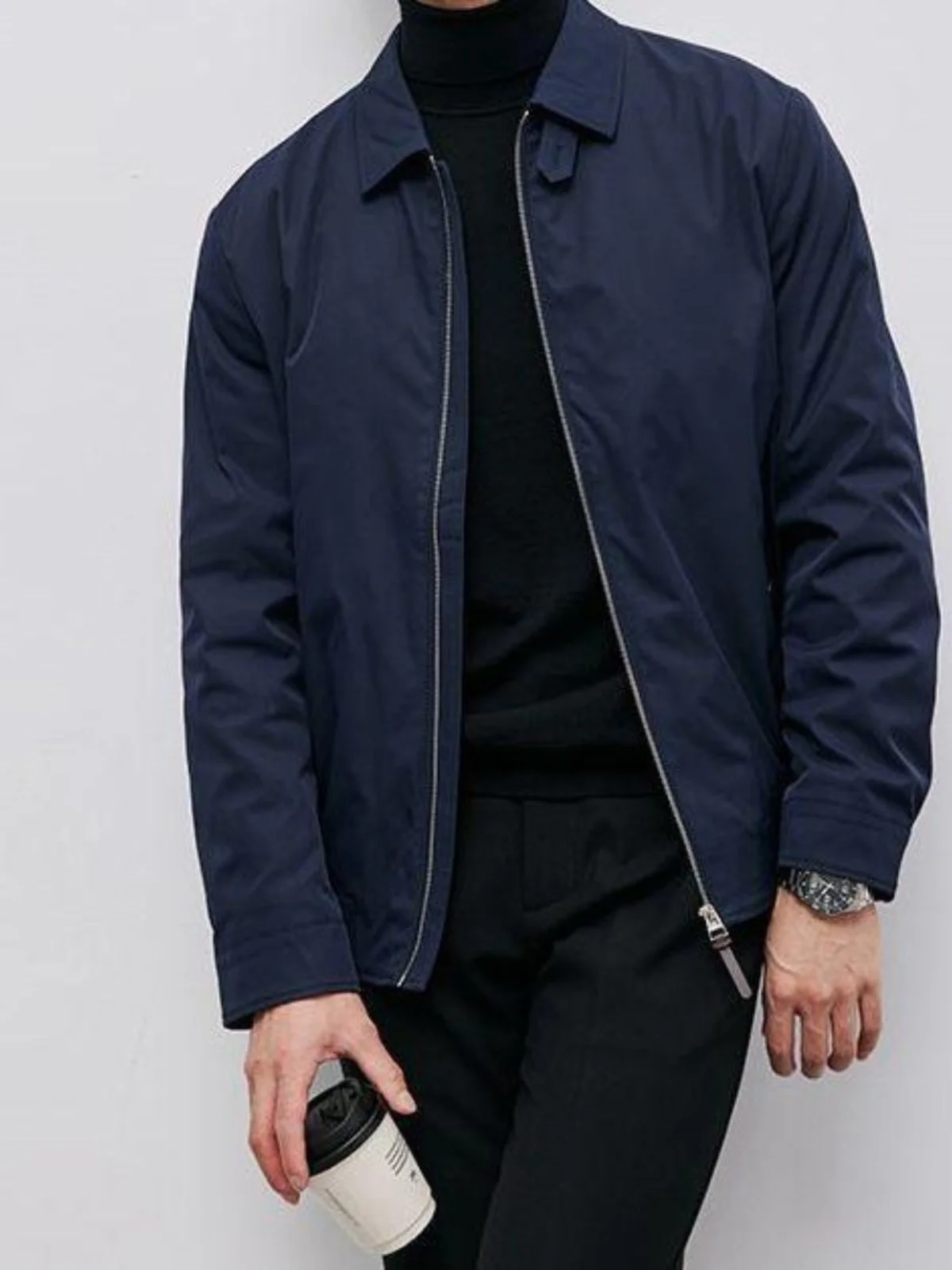 American Sle Men's Casual Thin Jaet Collar Coat Autumn Winter New Sle Basic Faion Ci Youth Polyester Fiber Zipper
American Sle Men's Casual Thin Jaet Collar Coat Autumn Winter New Sle Basic Faion Ci Youth Polyester Fiber Zipper