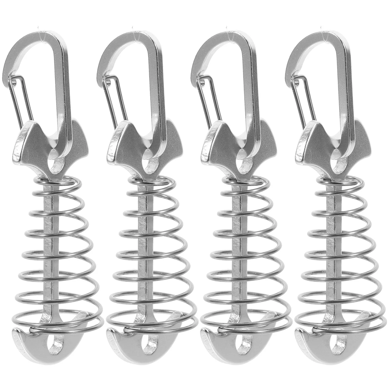 4pcs Spring Fishbone Tent Stakes Lightweight Portable Camping Hiking Outdoor Accessories Reusable Aluminum Buckle
4pcs Spring Fishbone Tent Stakes Lightweight Portable Camping Hiking Outdoor Accessories Reusable Aluminum Buckle