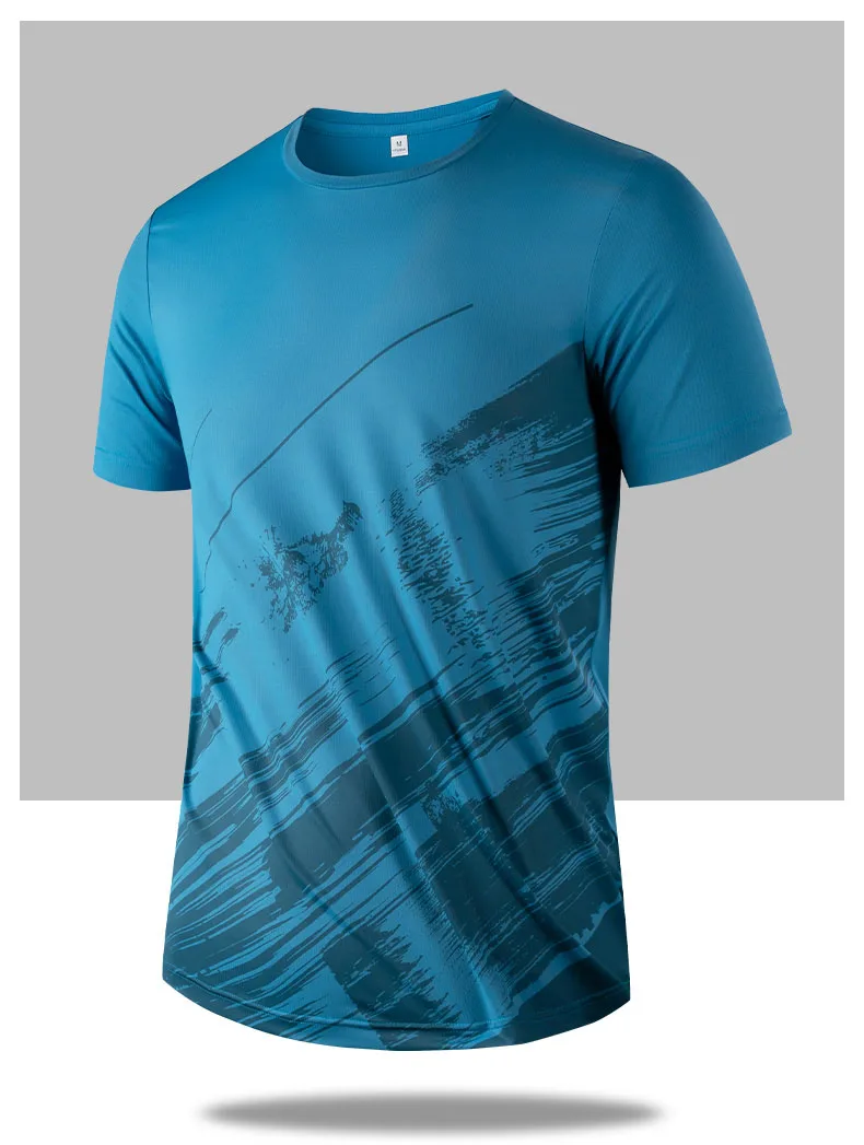 Summer Comfortable Breathable Men's T Shirt Casual O-neck Loose Tops Outdoor Run Fitness Sports Short Sleeve Fashion Gym T-shirt
Summer Comfortable Breathable Men's T Shirt Casual O-neck Loose Tops Outdoor Run Fitness Sports Short Sleeve Fashion Gym T-shirt